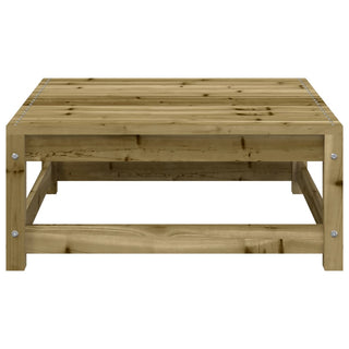 vidaXL Garden Sofa Armless with Footstool Impregnated Wood Pine - 837969 - Sofa In Store