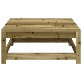 vidaXL Garden Sofa with Footstool 2-Seater Impregnated Wood Pine - Sofa In Store