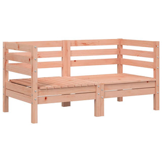 vidaXL Garden Sofas Corner 2 pcs Solid Wood Douglas - Sofa In Store