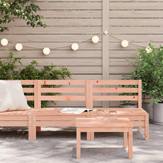 vidaXL Garden Sofas Armless 2 pcs Solid Wood Douglas - Sofa In Store