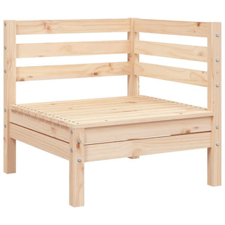 vidaXL Garden Sofa 2-Seater with Footstool Solid Wood Pine - Sofa In Store