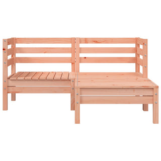 vidaXL Garden Sofa 2-Seater with Footstool Solid Wood Douglas - Sofa In Store