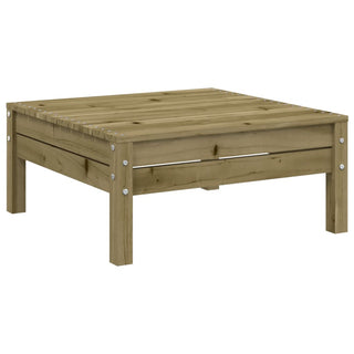 vidaXL Garden Sofa 2-Seater with Footstool Impregnated Wood Pine - Sofa In Store