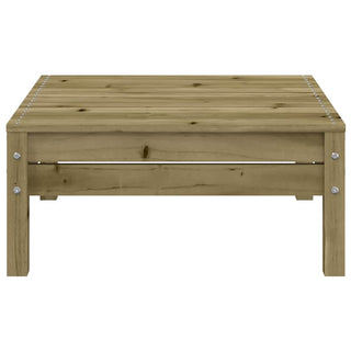 vidaXL Garden Sofa 2-Seater with Footstool Impregnated Wood Pine - Sofa In Store