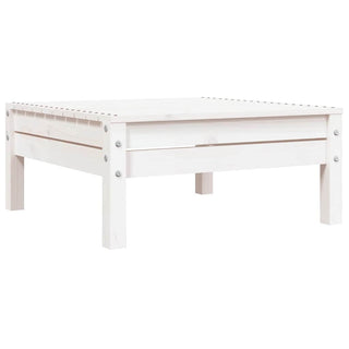 vidaXL Garden Sofa 3-Seater White Solid Wood Pine - 838034 - Sofa In Store