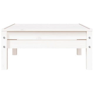vidaXL Garden Sofa 3-Seater White Solid Wood Pine - 838034 - Sofa In Store