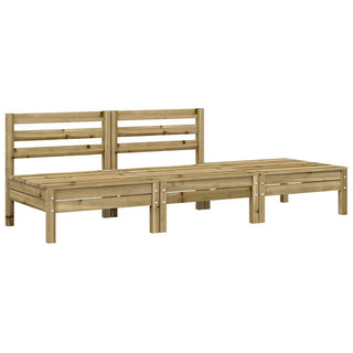 vidaXL Garden Sofa 3-Seater Impregnated Wood Pine - 838039 - Sofa In Store