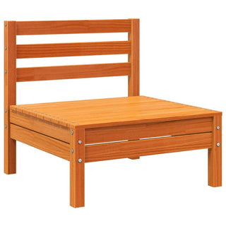 vidaXL Garden Sofa 3-Seater Wax Brown Solid Wood Pine - 838044 - Sofa In Store