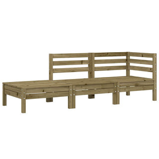 vidaXL Garden Sofa 3-Seater Impregnated Wood Pine - 838046 - Sofa In Store