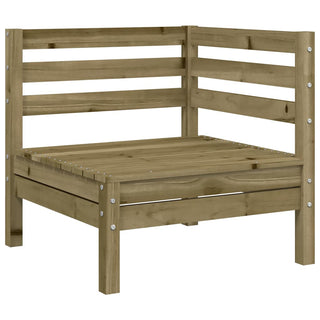 vidaXL Garden Sofa 3-Seater Impregnated Wood Pine - 838046 - Sofa In Store