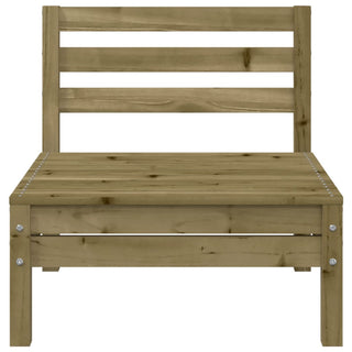 vidaXL Garden Sofa 3-Seater with Footstool Impregnated Wood Pine - Sofa In Store