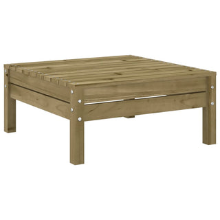 vidaXL Garden Sofa 3-Seater with Footstool Impregnated Wood Pine - Sofa In Store