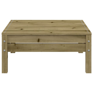 vidaXL Garden Sofa 3-Seater with Footstool Impregnated Wood Pine - Sofa In Store