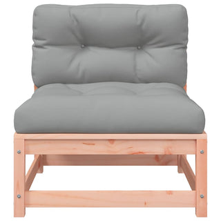 vidaXL Garden Sofas Armless with Cushions 2 pcs Solid Wood Douglas - Sofa In Store