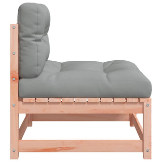 vidaXL Garden Sofas Armless with Cushions 2 pcs Solid Wood Douglas - Sofa In Store