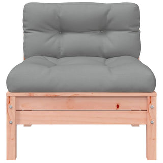 vidaXL Garden Sofa Armless with Cushions 2 pcs Solid Wood Douglas - Sofa In Store