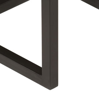 vidaXL Nesting Coffee Tables 3 pcs Solid Wood Mango and Iron - 358561 - Sofa In Store