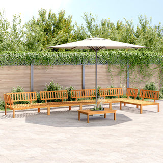 vidaXL 6 Piece Garden Pallet Sofa Set Solid Wood Acacia - 3209439 - Sofa In Store