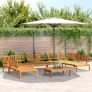 vidaXL 6 Piece Garden Pallet Sofa Set Solid Wood Acacia - 3209440 - Sofa In Store
