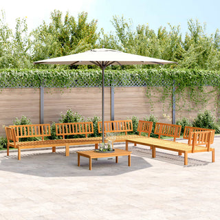 vidaXL 6 Piece Garden Pallet Sofa Set Solid Wood Acacia - 3209443 - Sofa In Store