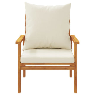 vidaXL Garden Sofa Chair 2pcs with Cushion Solid Wood Acacia - 366375 - Sofa In Store