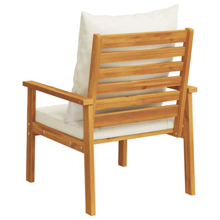 vidaXL Garden Sofa Chair 2pcs with Cushion Solid Wood Acacia - 366375 - Sofa In Store
