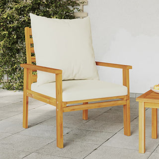 vidaXL Garden Sofa Chair 2pcs with Cushion Solid Wood Acacia - 366375 - Sofa In Store