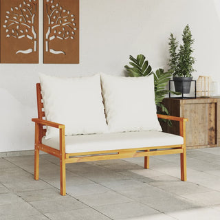 vidaXL Garden Sofa Bench 120 cm with Cushion Solid Wood Acacia - 366378 - Sofa In Store