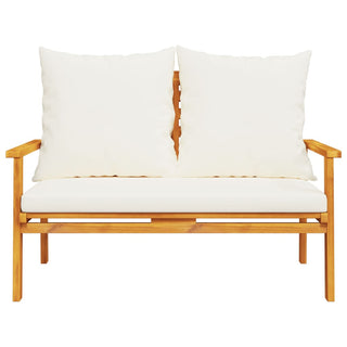 vidaXL Garden Sofa Bench 120 cm with Cushion Solid Wood Acacia - 366378 - Sofa In Store