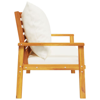 vidaXL Garden Sofa Bench 120 cm with Cushion Solid Wood Acacia - 366378 - Sofa In Store