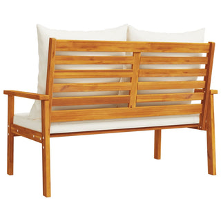 vidaXL Garden Sofa Bench 120 cm with Cushion Solid Wood Acacia - 366378 - Sofa In Store