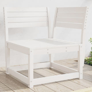 vidaXL Garden Sofa Corner White 73x73x78 cm Solid Wood Pine - Sofa In Store