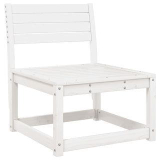 vidaXL Garden Sofa White Solid Wood Pine - Sofa In Store