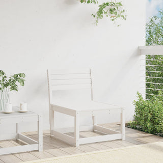 vidaXL Garden Sofa White Solid Wood Pine - Sofa In Store