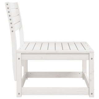 vidaXL Garden Sofa White Solid Wood Pine - Sofa In Store