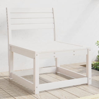 vidaXL Garden Sofa White Solid Wood Pine - Sofa In Store