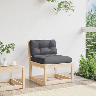 vidaXL Garden Sofa with Cushions Solid Wood Pine - Sofa In Store