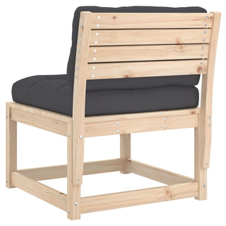 vidaXL Garden Sofa with Cushions Solid Wood Pine - Sofa In Store
