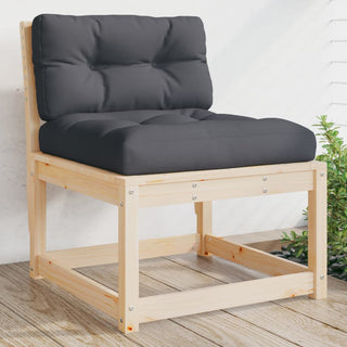 vidaXL Garden Sofa with Cushions Solid Wood Pine - Sofa In Store