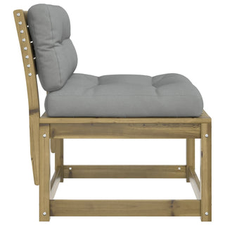 vidaXL Garden Sofa with Cushions Impregnated Wood Pine - Sofa In Store