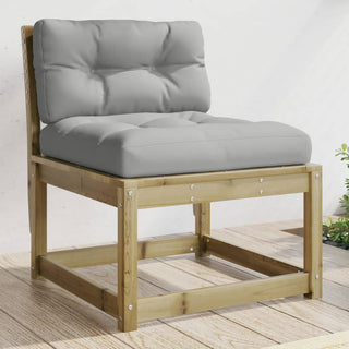 vidaXL Garden Sofa with Cushions Impregnated Wood Pine - Sofa In Store