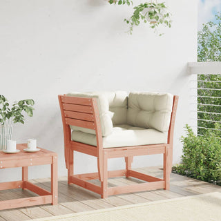 vidaXL Garden Sofa Armrest with Cushions Solid Wood Douglas - Sofa In Store