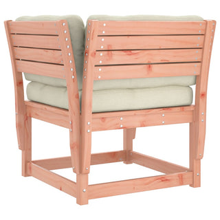 vidaXL Garden Sofa Armrest with Cushions Solid Wood Douglas - Sofa In Store
