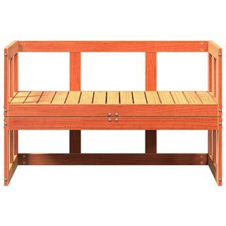 vidaXL Garden Sofa Bench Extendable Wax Brown Solid Wood Pine - Sofa In Store