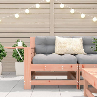 vidaXL Garden Armrest Sofa with Cushion Solid Wood Douglas - 844917 - Sofa In Store