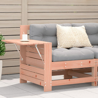 vidaXL Garden Armrest Sofa with Cushion Solid Wood Douglas - 844917 - Sofa In Store