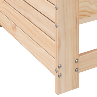 vidaXL Garden Armrest Sofa with Cushion Solid Wood Pine - 844919 - Sofa In Store