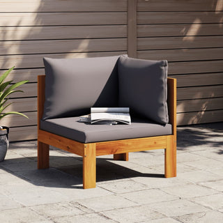 vidaXL Garden Sofa Corner with Cushions Solid Wood Acacia - 367628 - Sofa In Store