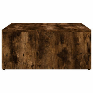 vidaXL Nesting Coffee Tables 2 pcs Smoked Oak Engineered Wood and Metal - Sofa In Store