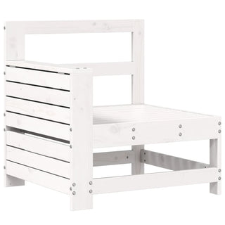 vidaXL 5 Piece Garden Sofa Set White Solid Wood Pine - 3250485 - Sofa In Store